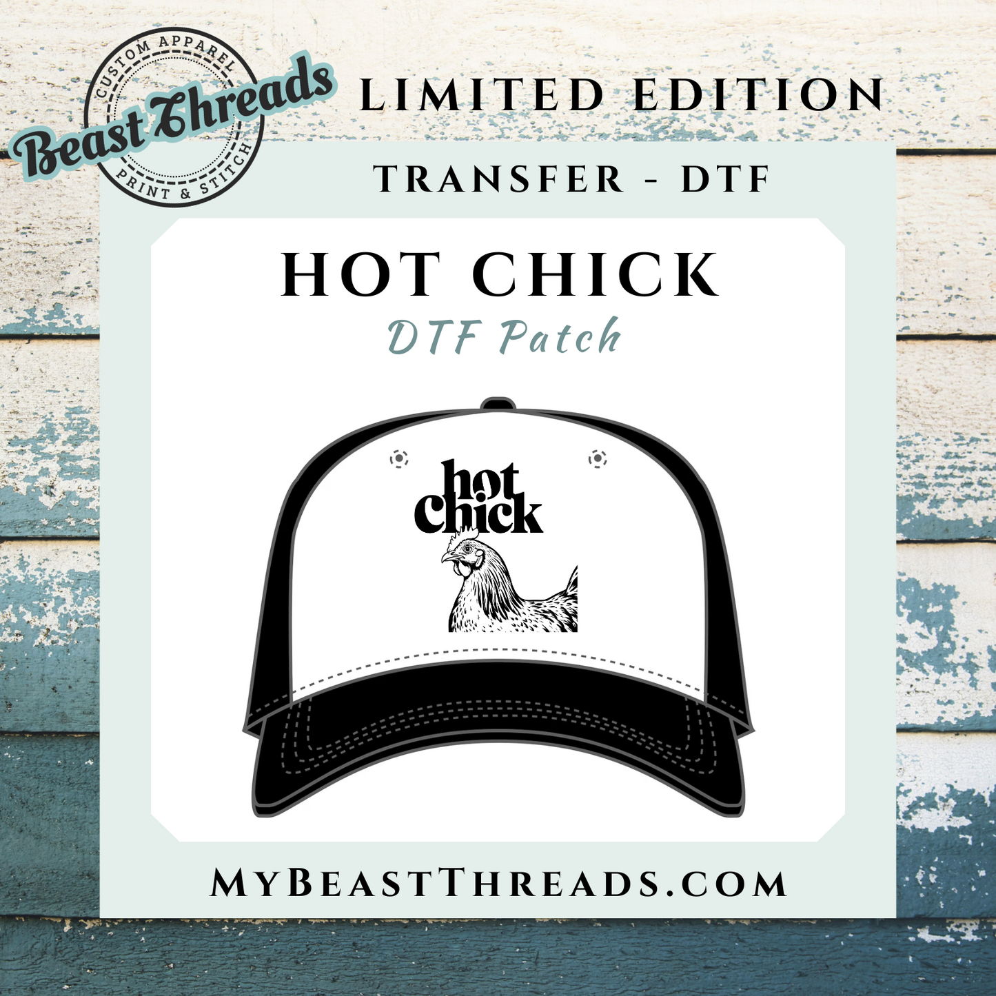 Hot Chick DTF Patch - RTS/MTO
