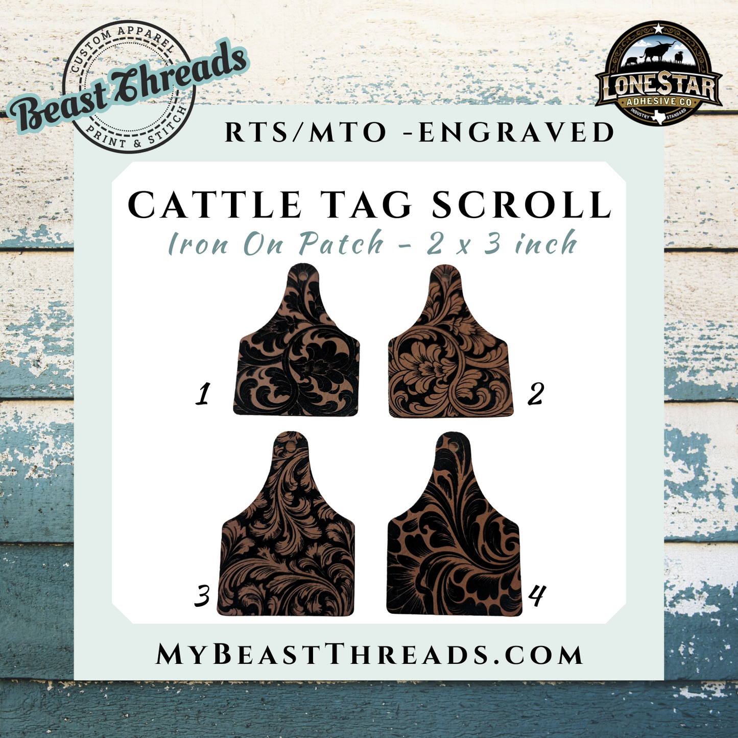 LSA - Cattle Tags Scroll - RTS/MTO