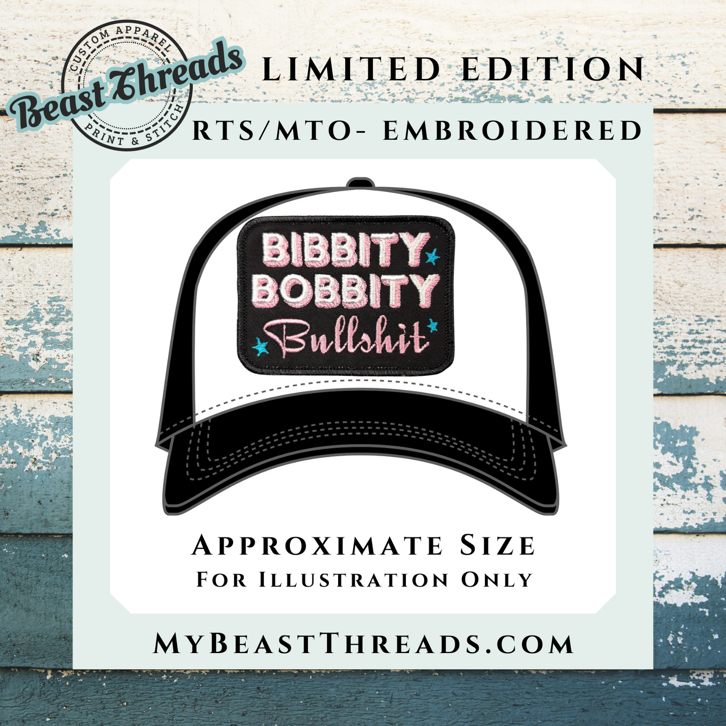 Bibbity Bobbity BS Embroidered Patch - RTS/MTO