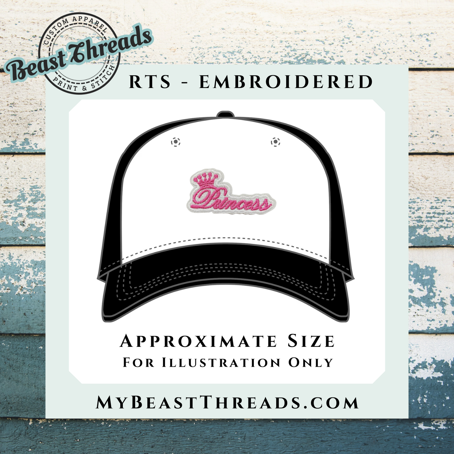 Princess Embroidered Patch- RTS