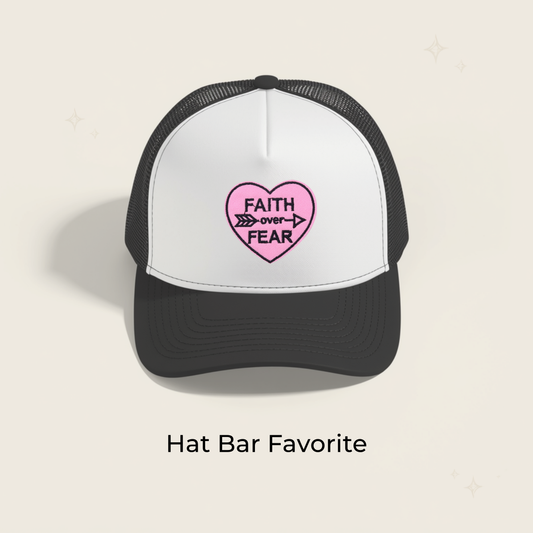 Faith Over Fear Embroidered Patch