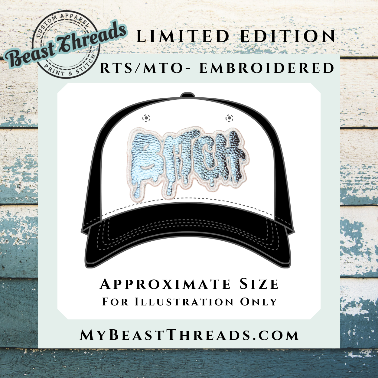 Bitch Drip Embroidered Patch - RTS/MTO