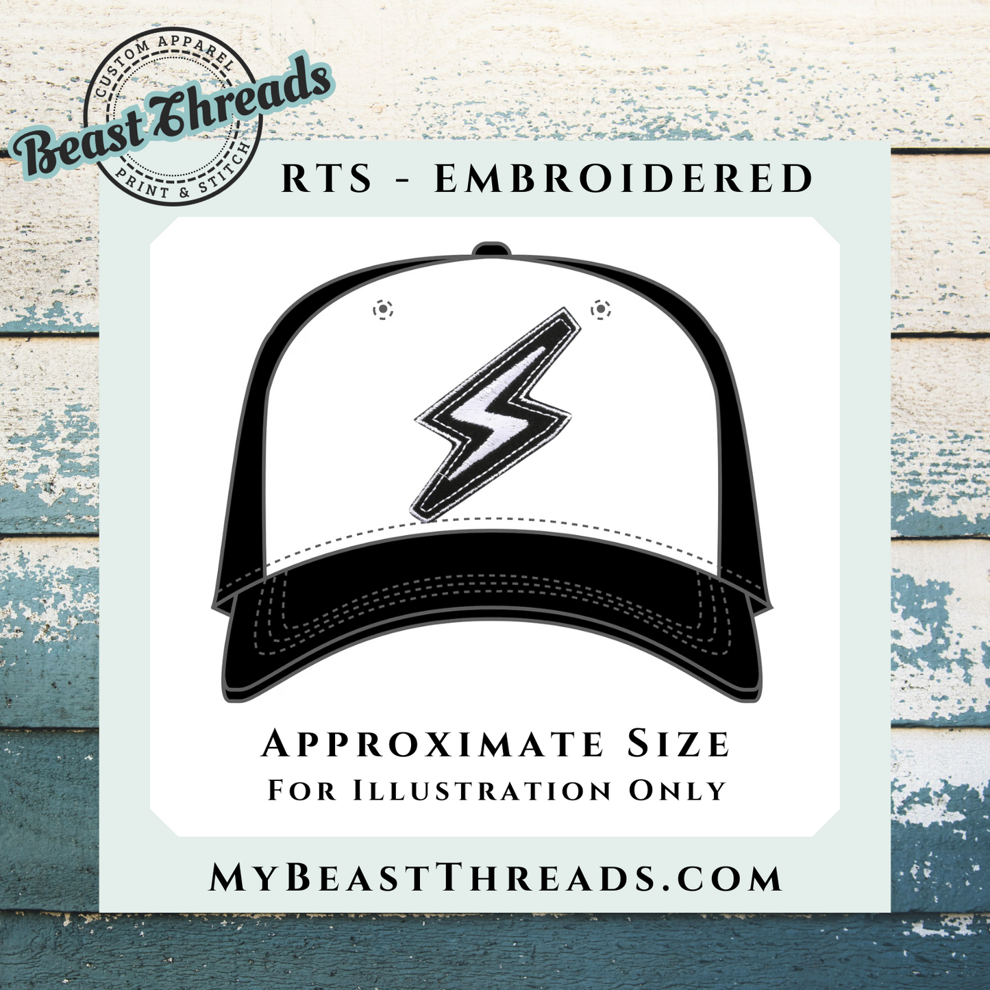 Retro Bolt Embroidered Patch - RTS