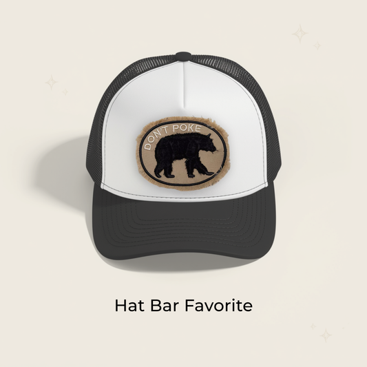 Don't Poke The Bear Embroidered Patch