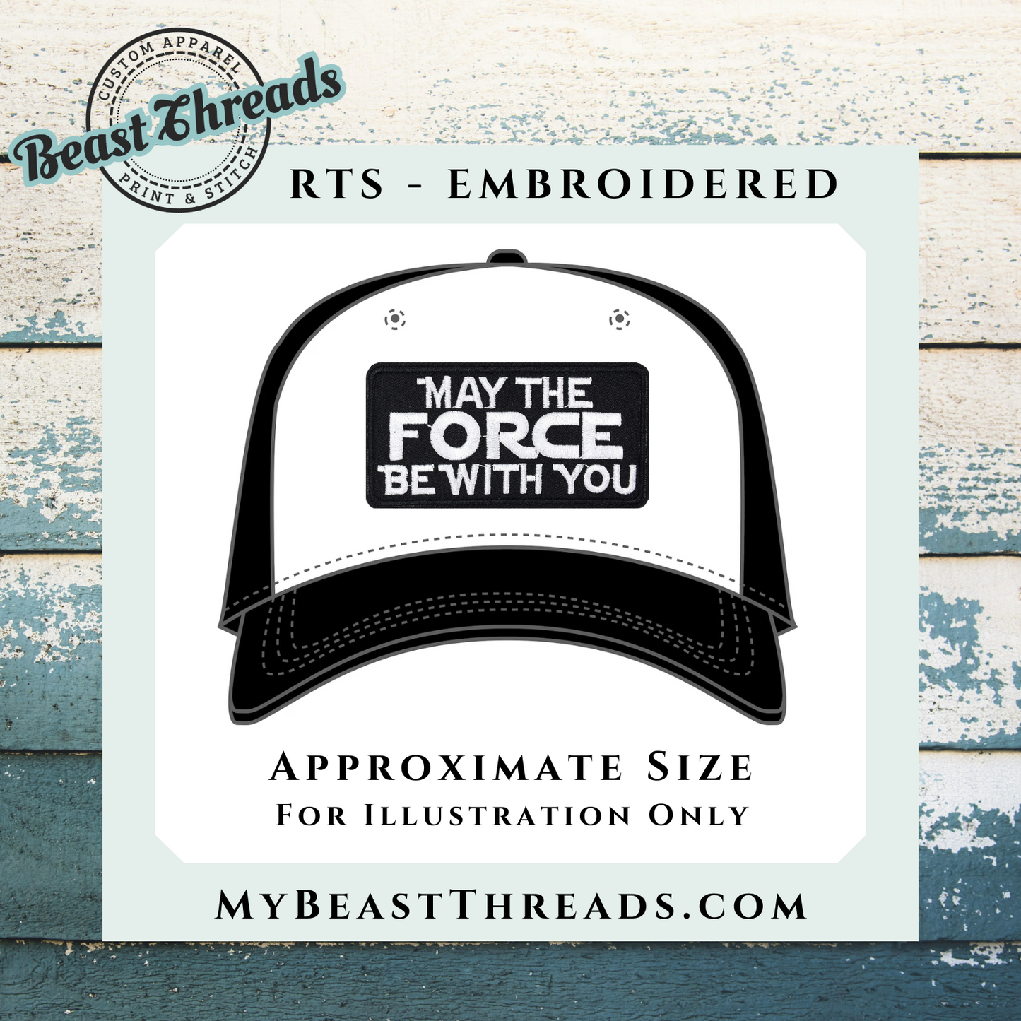 The Force Embroidered Patch- RTS