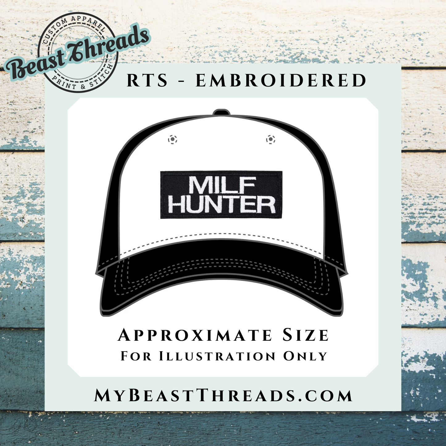 MILF Hunter Embroidered Patch- RTS