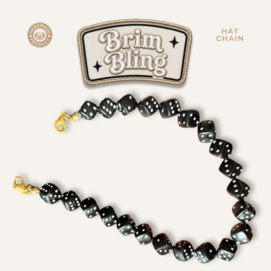 Black Dice - 11 Inch Hat Chain