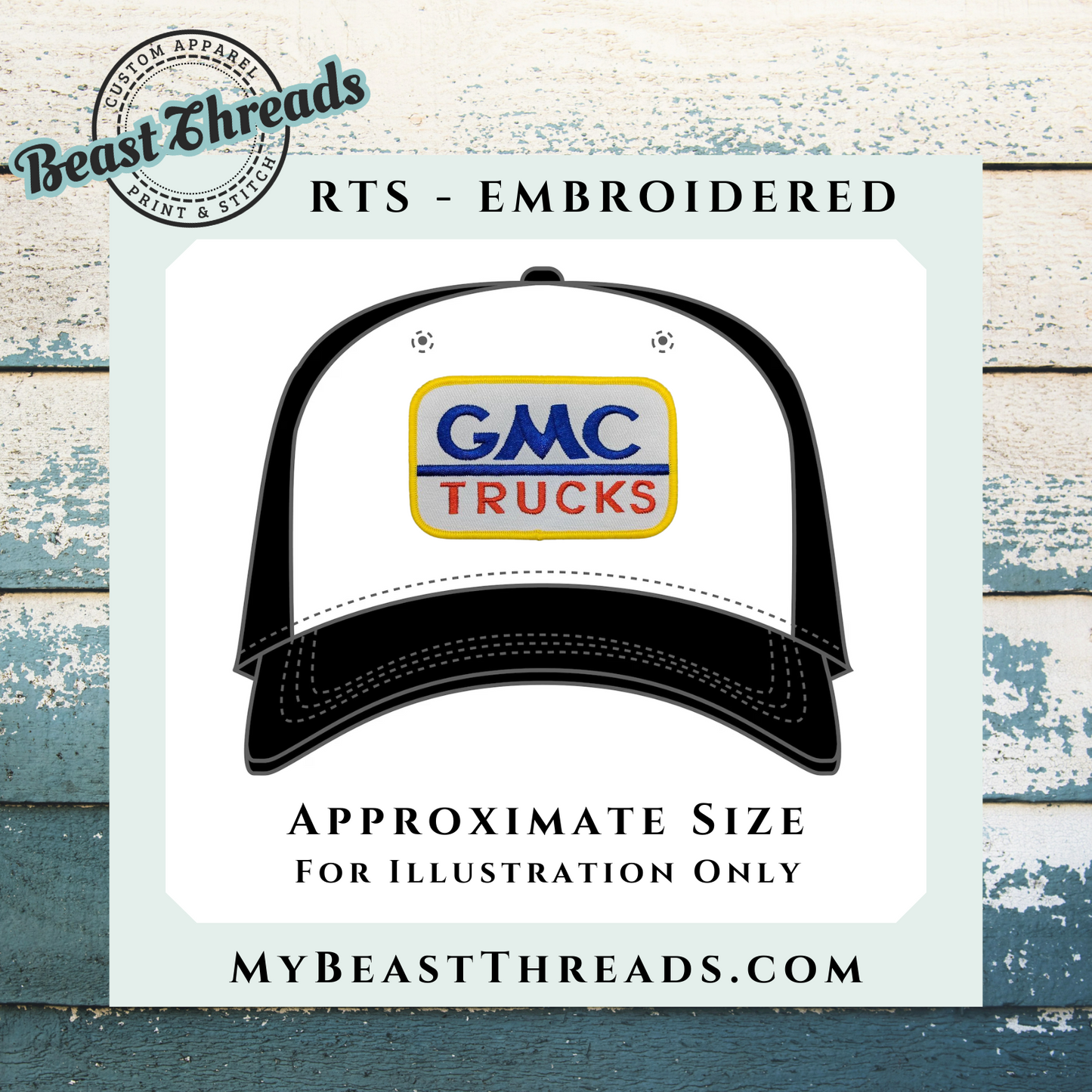 GMC Trucks OG Embroidered Patch- RTS