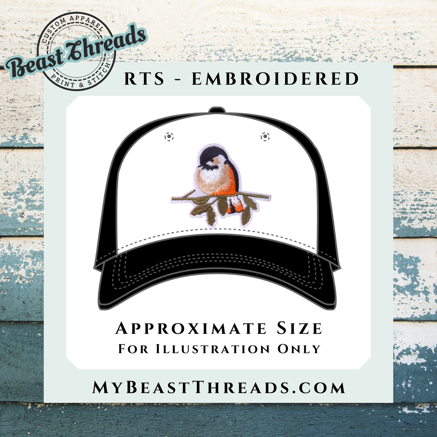 Song Birds 13 Styles Embroidered Patch- RTS