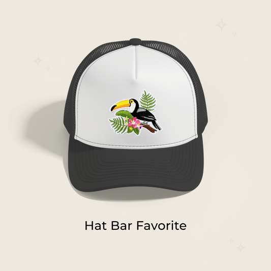 Tropical Toucan Embroidered Patch