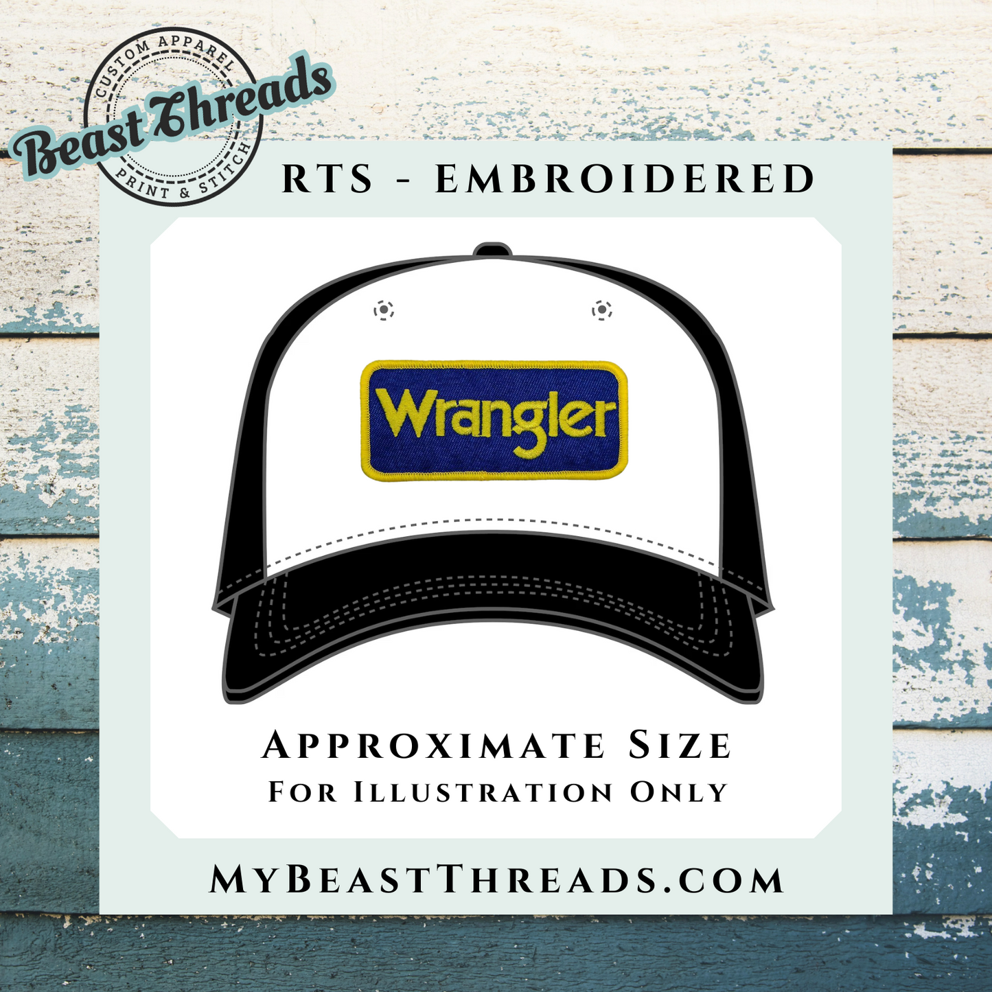 Wrangler Embroidered Patch- RTS