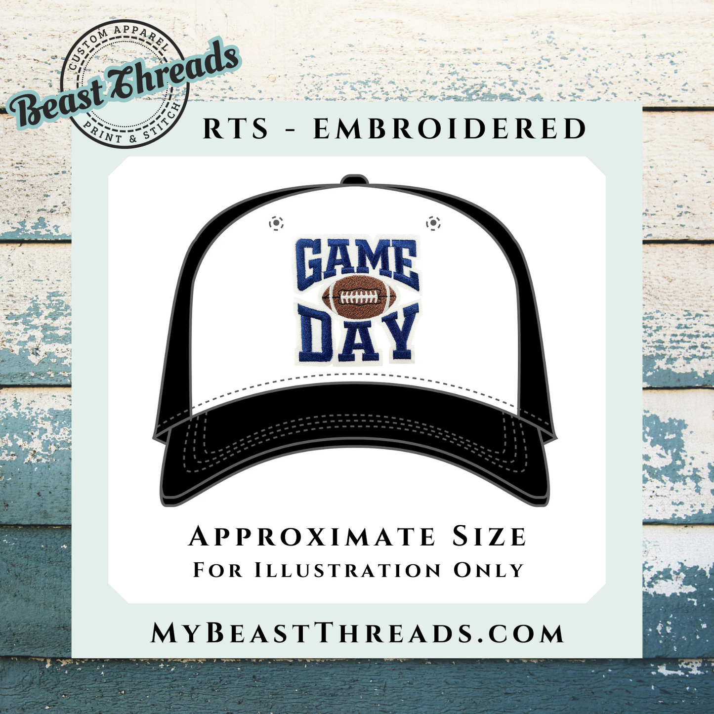 Game Day Embroidered Patch- RTS