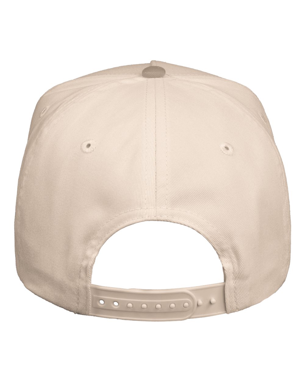 Valucap 8869 - Five Panel Twill Cap Natural/Khaki