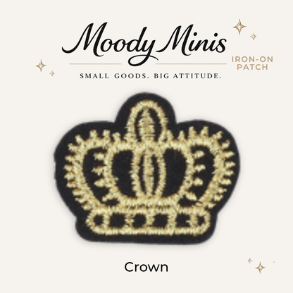 Crown Embroidered Patch- RTS