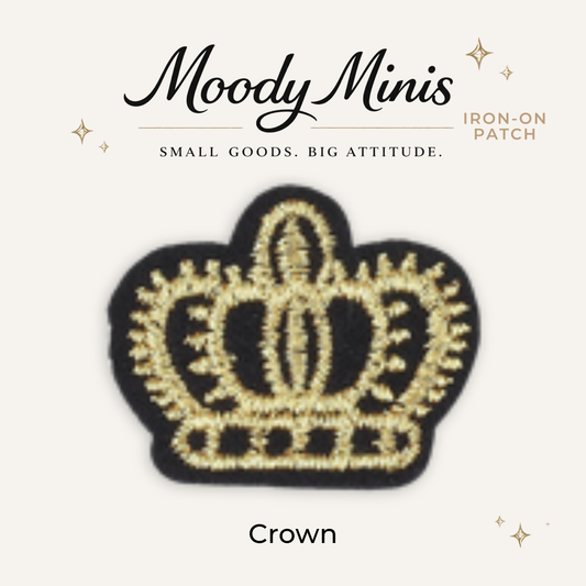 Crown Embroidered Patch- RTS