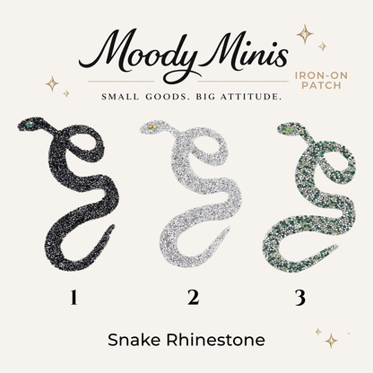 Snake Rhinestone Patch- RTS
