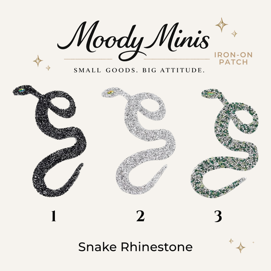 Snake Rhinestone Patch- RTS