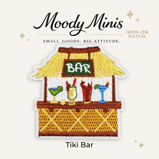 Tiki Bar Embroidered Patch