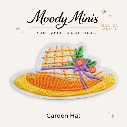 Garden Hat Embroidered Patch- RTS
