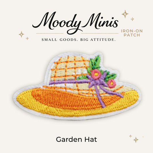 Garden Hat Embroidered Patch- RTS