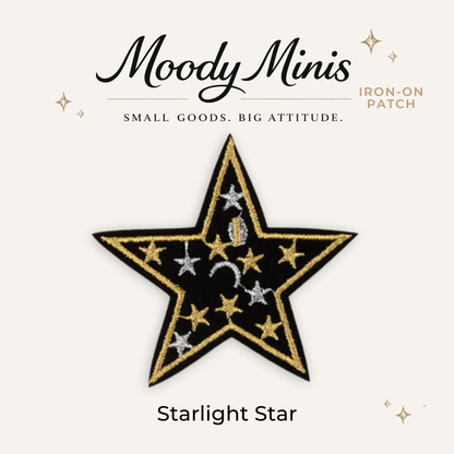 Starlight Star Embroidered Patch- RTS