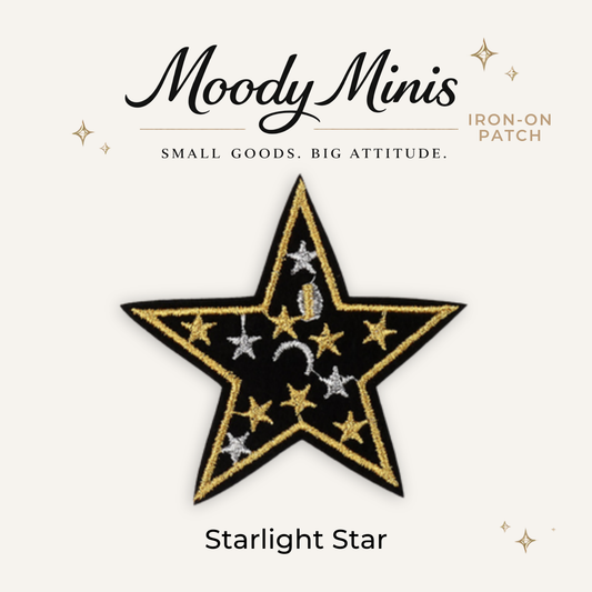Starlight Star Embroidered Patch- RTS