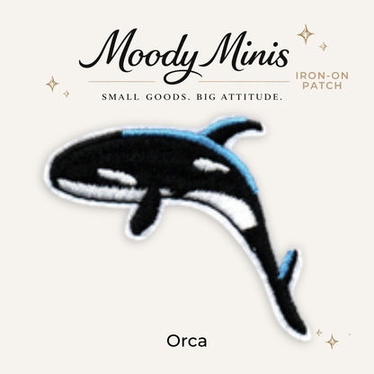 Orca Embroidered Patch - RTS