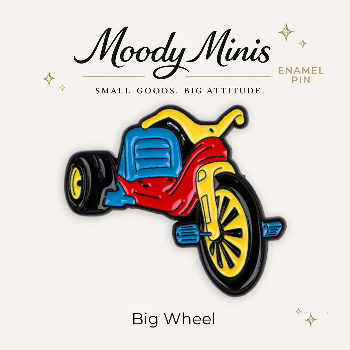 Big Wheel Enamel Pin