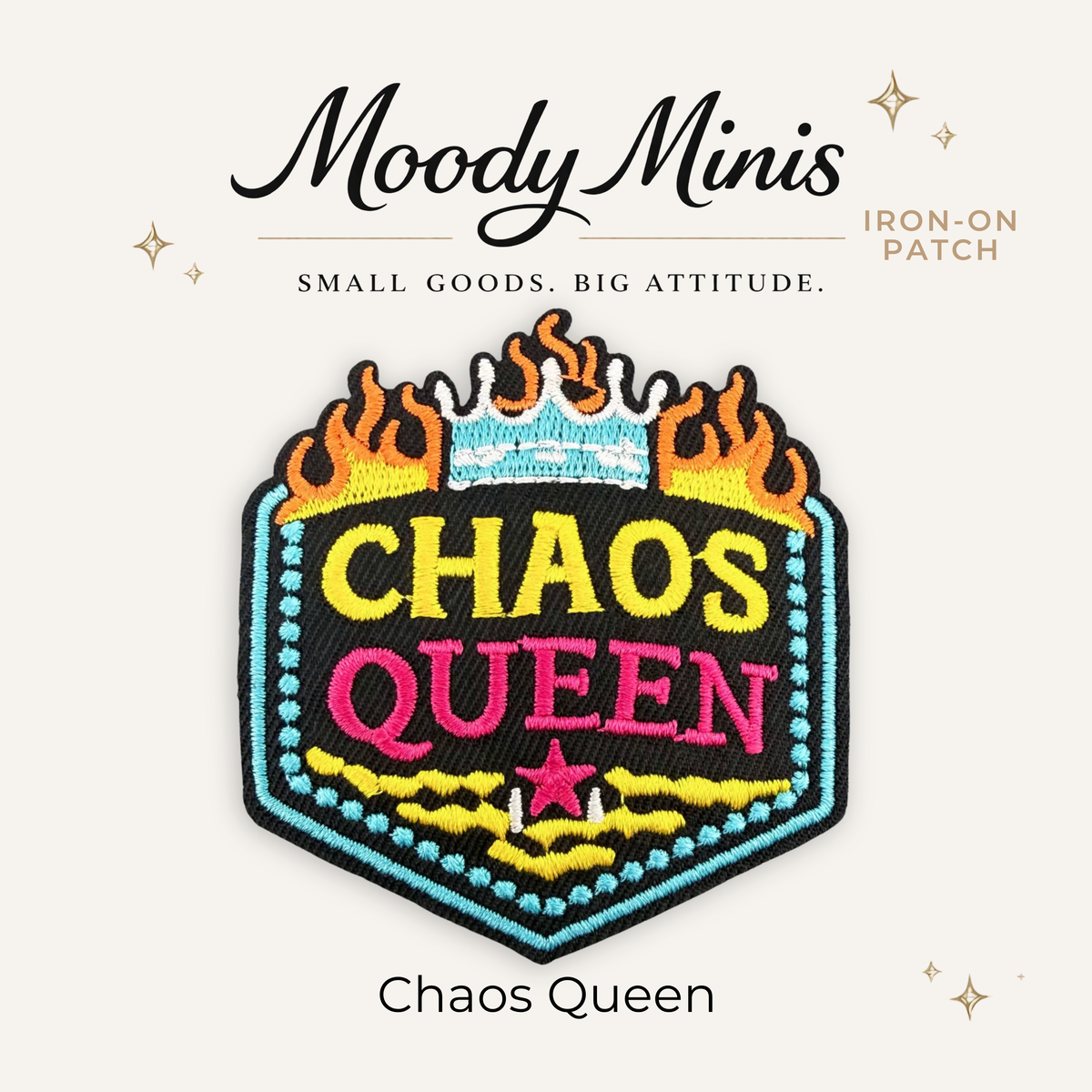 Chaos Queen Embroidered Patch