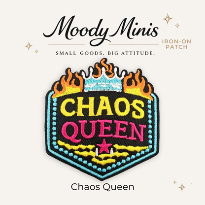 Chaos Queen Embroidered Patch