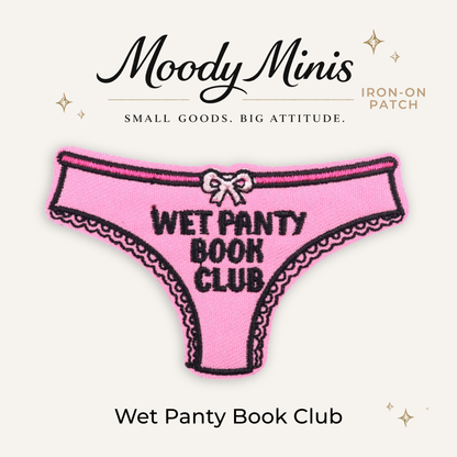 Wet Panty Book Club Embroidered Patch