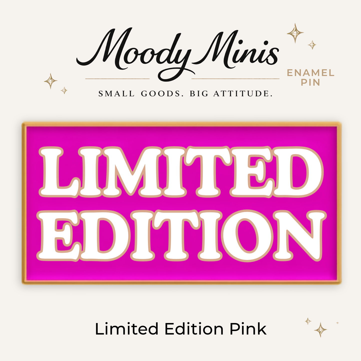 Limited Edition Pink Enamel Pin