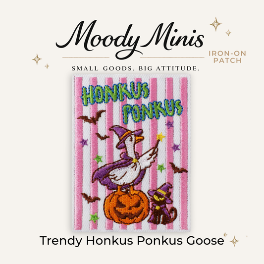 Trendy Honkus Ponkus Goose Embroidered Patch