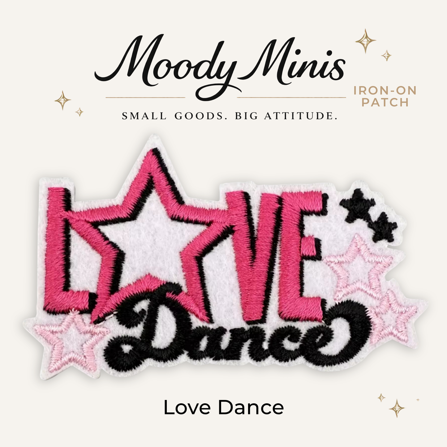 Love Dance Embroidered Patch