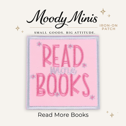 Read More Books Embroidered Patch