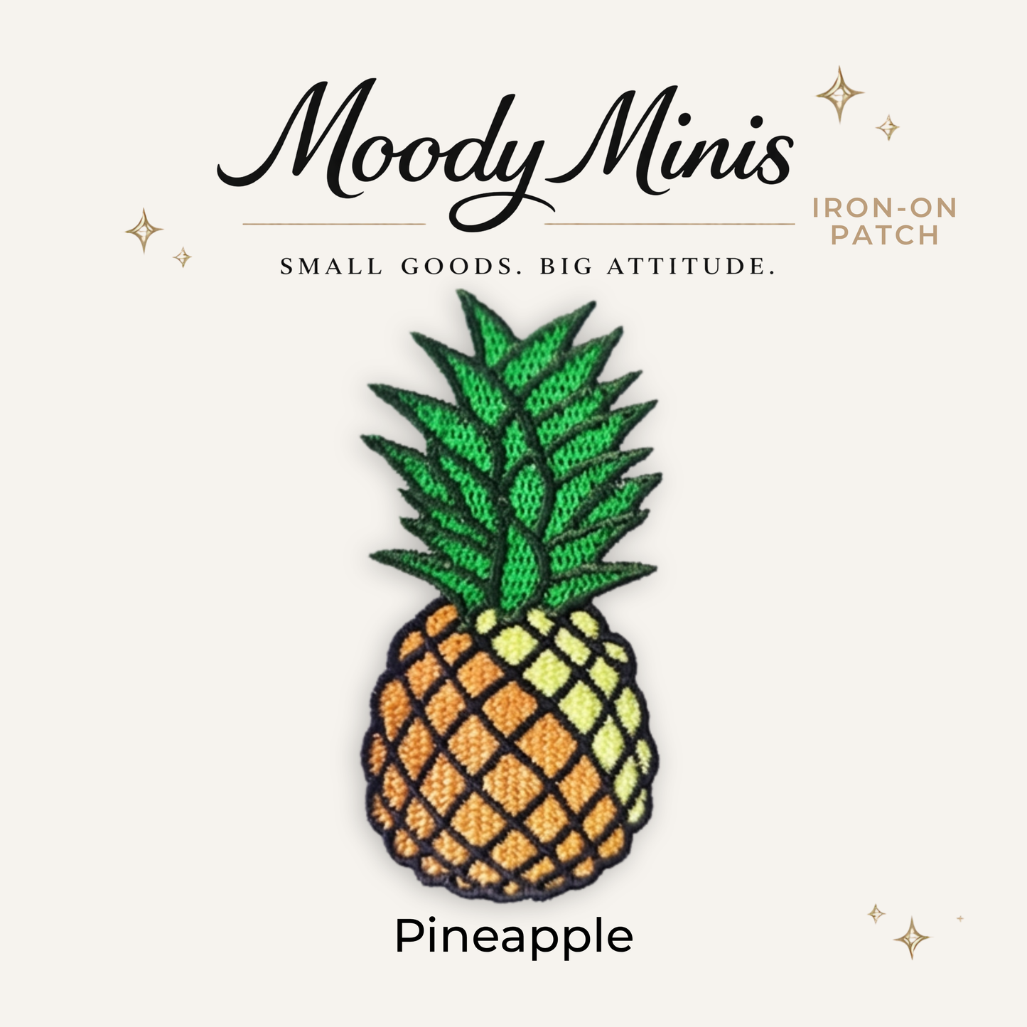 Pineapple Embroidered Patch