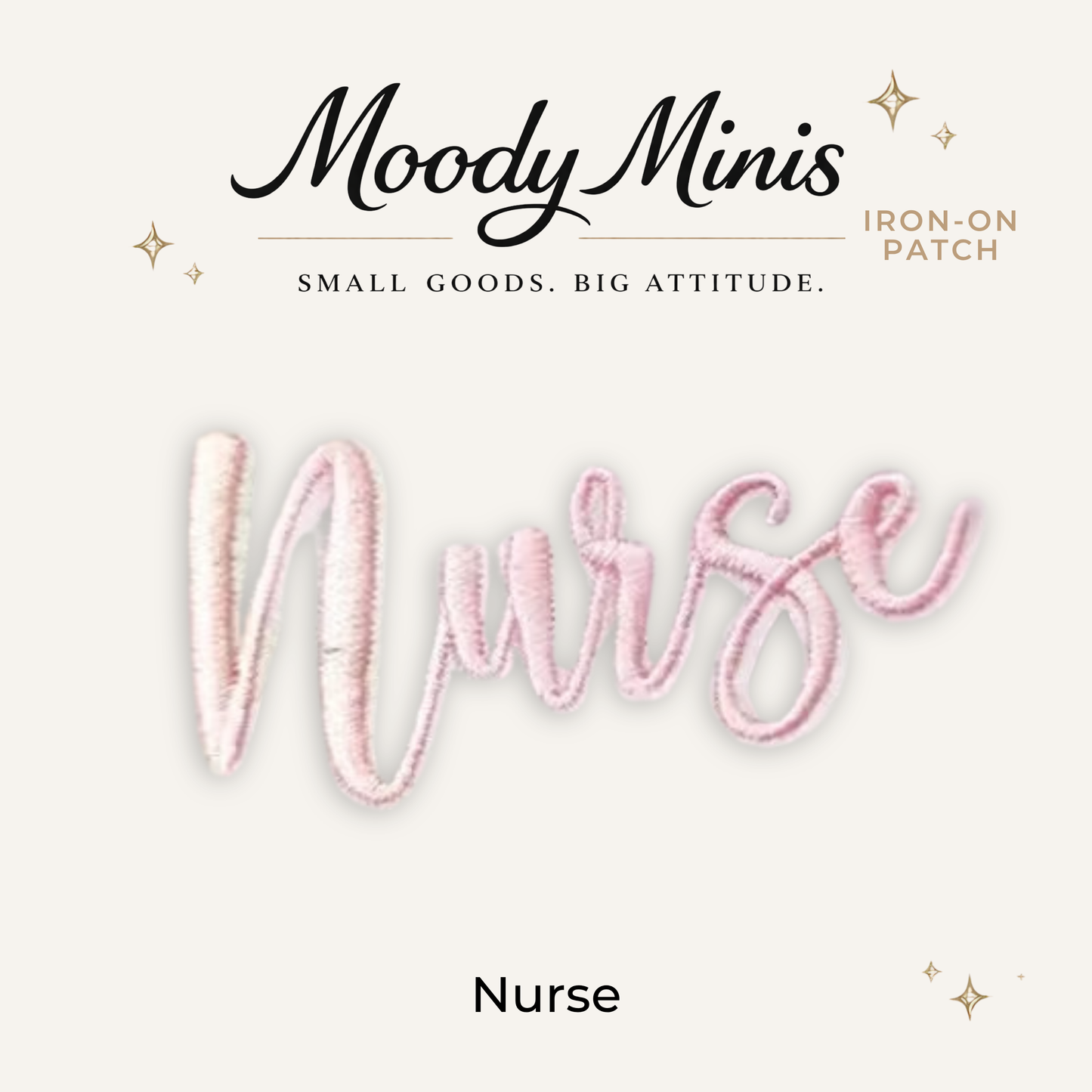 Nurse Embroidered Patch