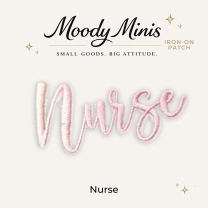 Nurse Embroidered Patch