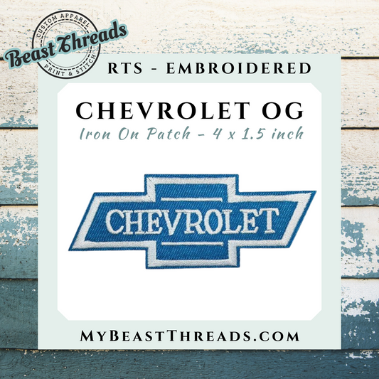 Chevrolet OG Embroidered Patch- RTS