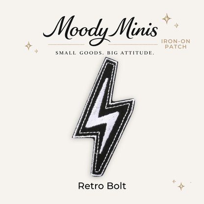 Retro Bolt Embroidered Patch - RTS