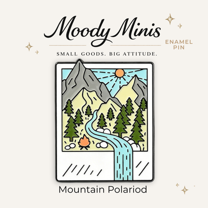 Mountain Polaroid Enamel Pin