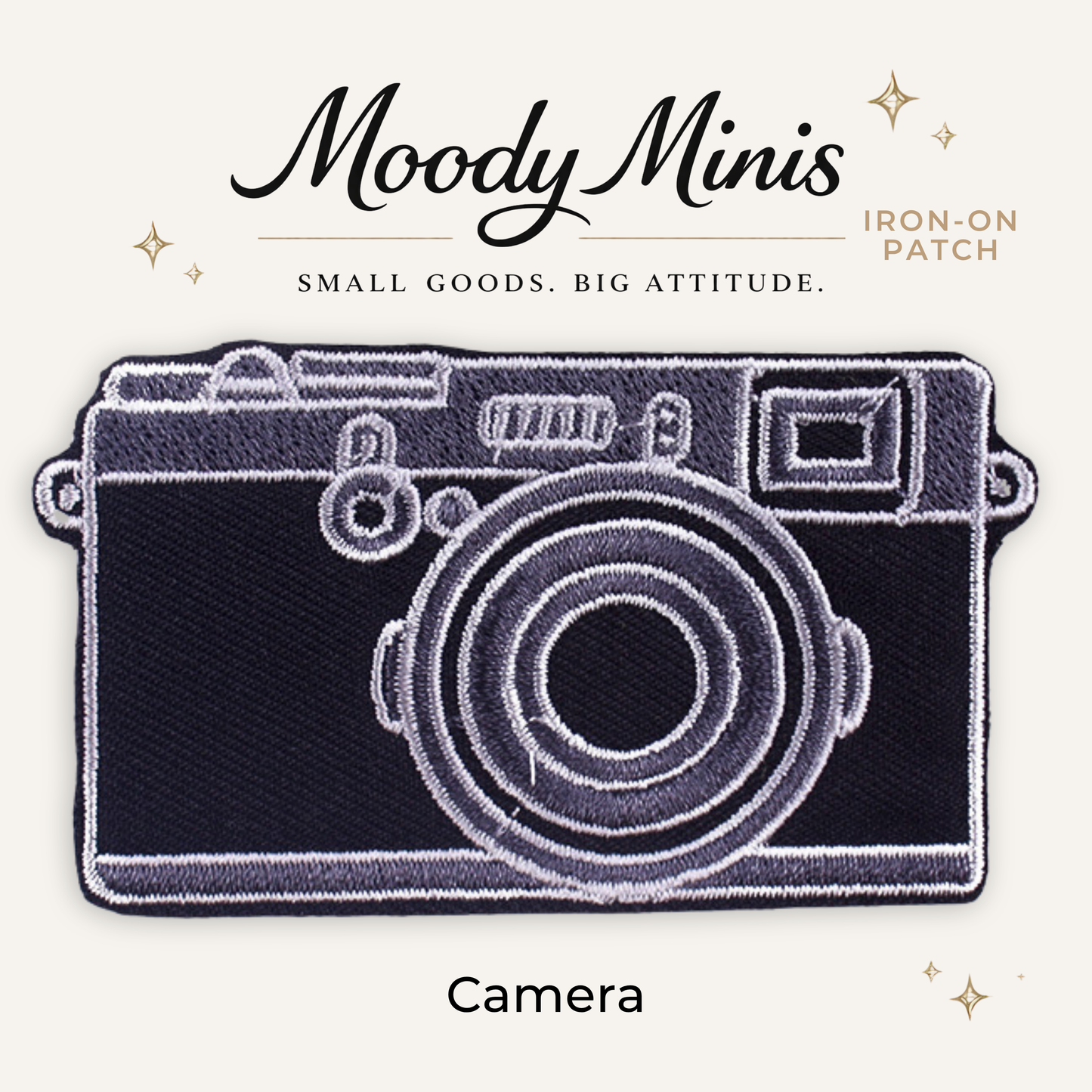 Camera Embroidered Patch- RTS