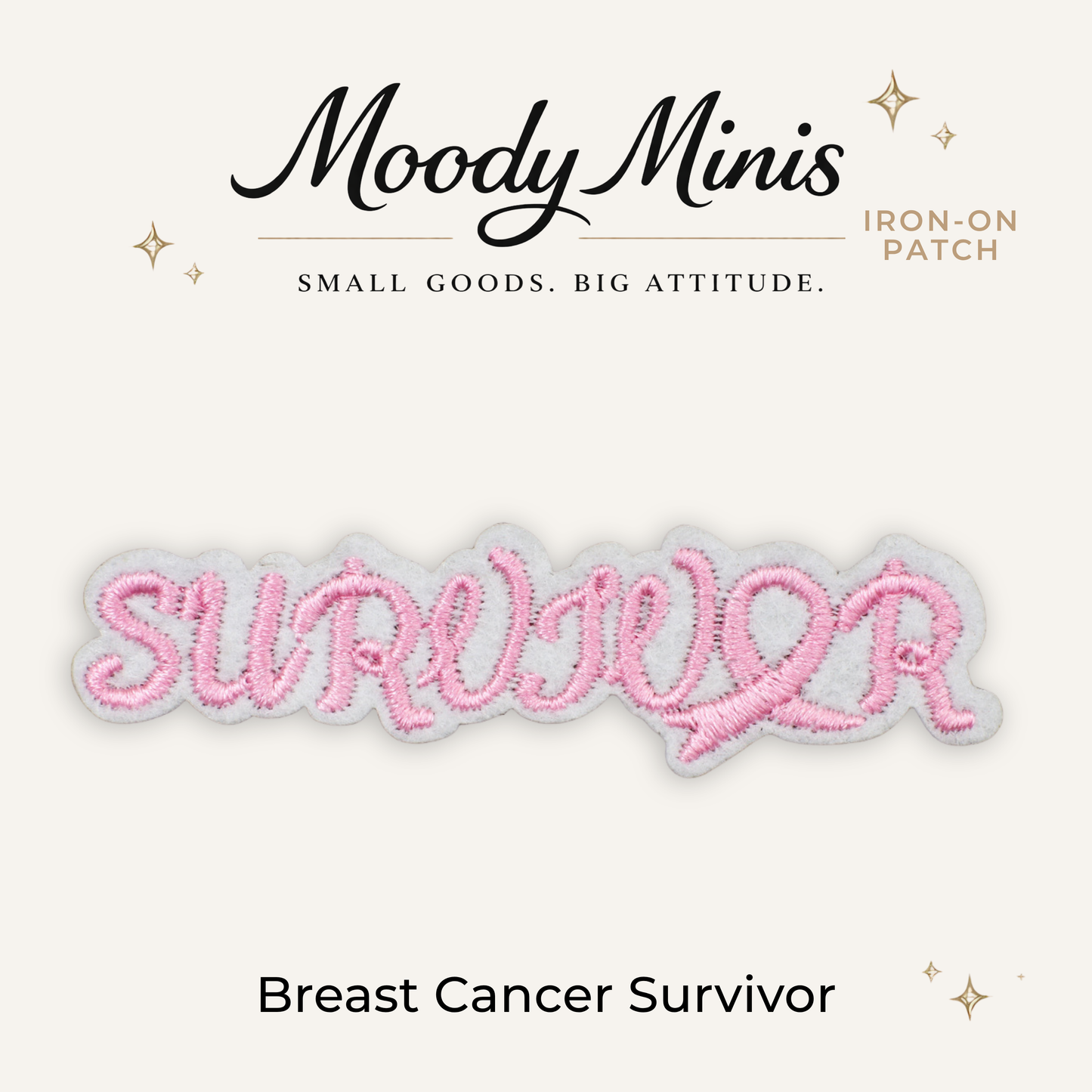 BC Survivor Embroidered Patch- RTS
