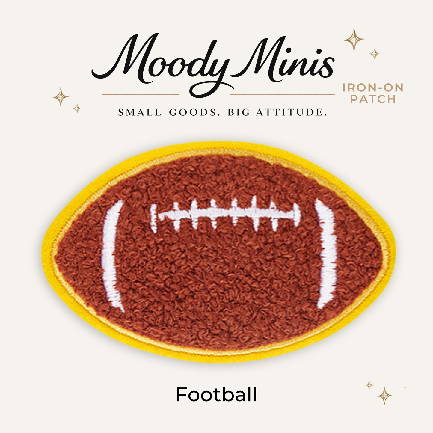 Football Embroidered Patch - RTS