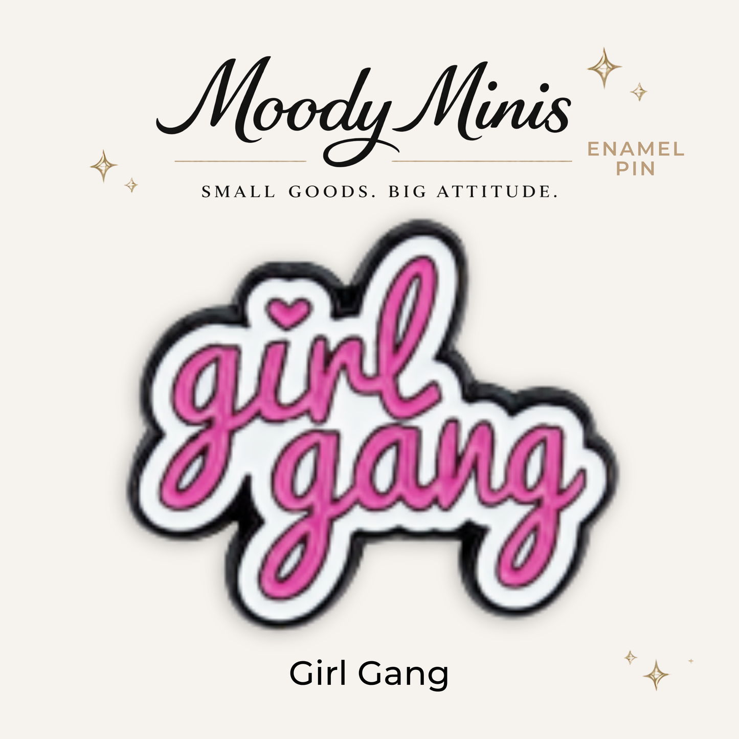 Girl Gang Enamel Pin