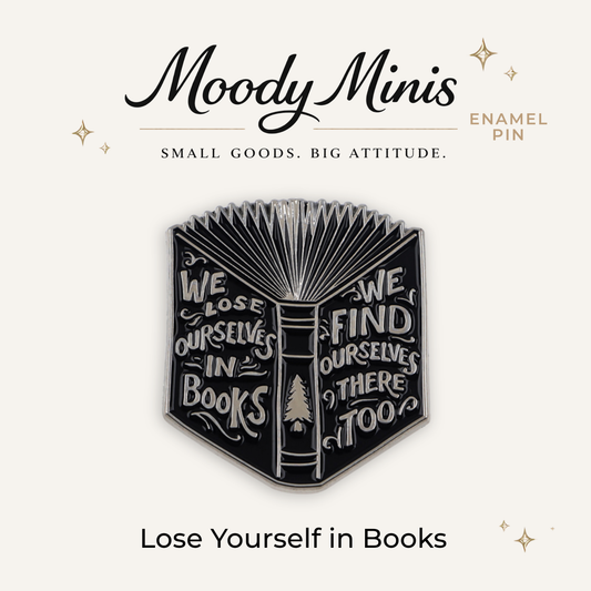 Lose Yourself in Books Enamel Pin