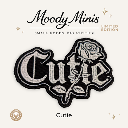 Cutie Embroidered Patch - RTS/MTO