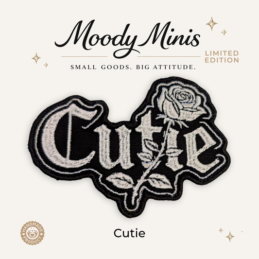 Cutie Embroidered Patch - RTS/MTO