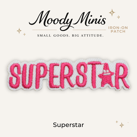 Superstar Embroidered Patch- RTS