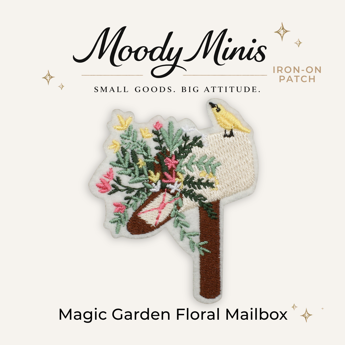 Magic Garden Floral Mailbox Embroidered Patch